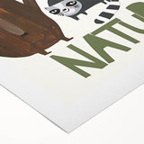 Woodland Animals Nursery Wall Art - Framed Baby Art Prints