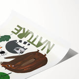 Woodland Animals Nursery Wall Art - Framed Baby Art Prints