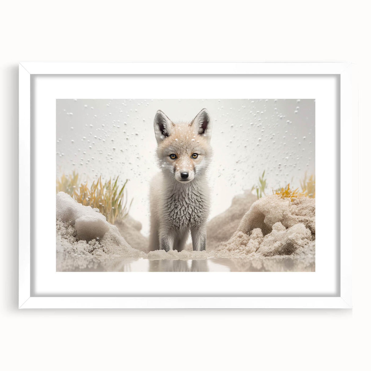 Adorable Fox Wall Art - Perfect for Kids Room Decor