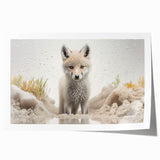 Adorable Fox Wall Art - Perfect for Kids Room Decor