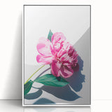 Art deco poster featuring a spring-themed design in pastel colors on a white acrylic framed print.
