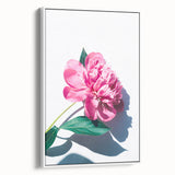 Vintage poster art of spring season on extra large framed canvas.