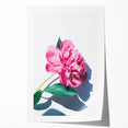 Extra large rolled print of vibrant spring floral art, ideal for dining room or bathroom wall decor.