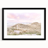 Extra large abstract art print featuring vibrant, colorful textured patterns, framed in black, ideal for living room decor.