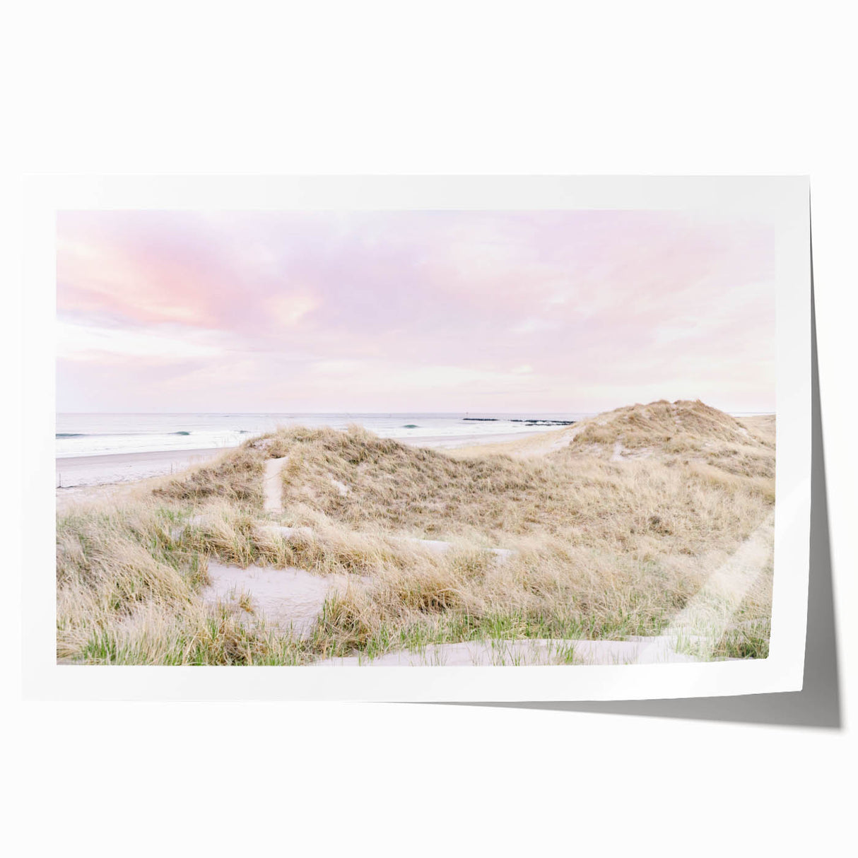 Extra large rolled print featuring a summer floral design in vibrant colors, ideal for art wall dining room.