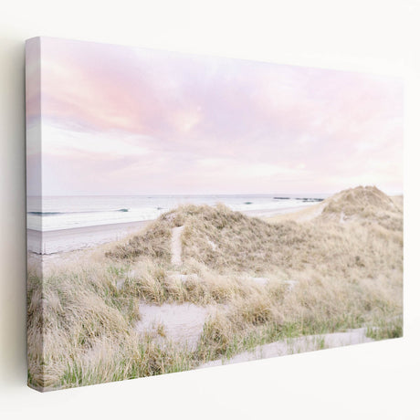 Abstract summer-themed canvas art in vibrant orange and yellow tones, ideal for kitchen wall decor.