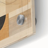 Mid Century Modern Geometric Wall Decor - Retro Abstract Minimalist Art