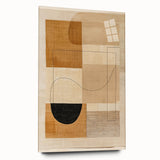 Mid Century Modern Geometric Wall Decor - Retro Abstract Minimalist Art