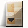 Mid Century Modern Geometric Wall Decor - Retro Abstract Minimalist Art