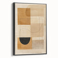 Mid Century Modern Geometric Wall Decor - Retro Abstract Minimalist Art