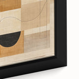 Mid Century Modern Geometric Wall Decor - Retro Abstract Minimalist Art