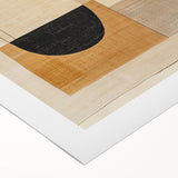 Mid Century Modern Geometric Wall Decor - Retro Abstract Minimalist Art