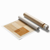 Mid Century Modern Geometric Wall Decor - Retro Abstract Minimalist Art