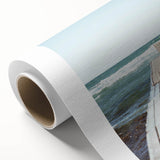 Art deco poster featuring soft pastel shades on rolled canvas, ideal for nursery wall art.