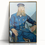 Acrylic print of Van Gogh-inspired modern art wall decor in gold frame, featuring art deco style, ideal for nursery wall art.