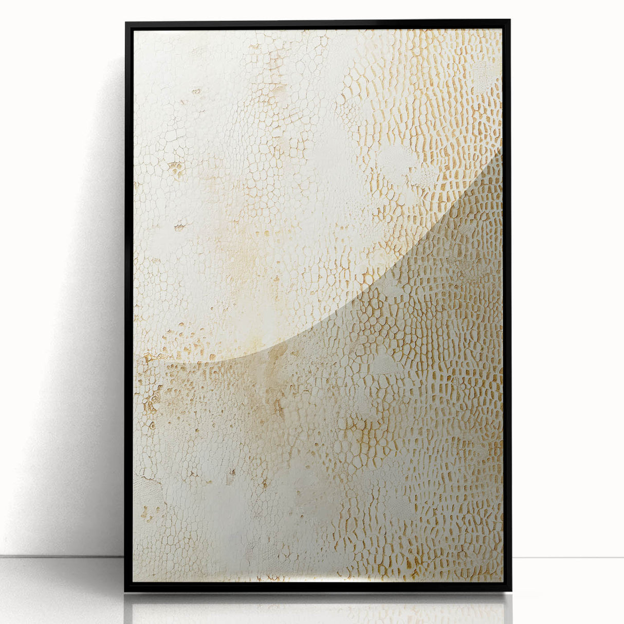 Framed abstract wall art featuring bold black strokes on a white background, designed to enhance modern home decor. Perfect for contemporary living spaces.