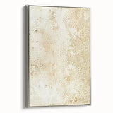Framed canvas wall art featuring abstract silver strokes on a textured background, showcasing a modern aesthetic ideal for contemporary decor.