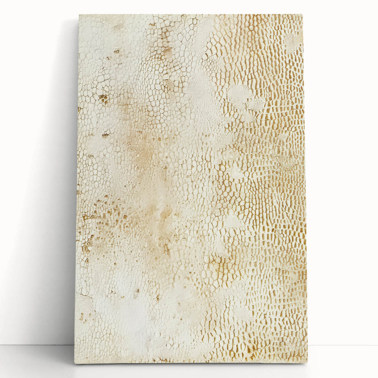 Colorful abstract strokes wall art on stretched canvas, showcasing vibrant hues of blue, orange, and yellow, perfect for modern home decor. Ideal for adding a bold artistic touch to any living space.