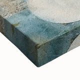 Close-up of abstract strokes wall art on stretched canvas, showcasing vibrant colors and dynamic textures, ideal for modern home decor and artistic expression.