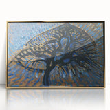 Modern Wall Art: Piet Mondrian's Apple Tree Pointillist Version