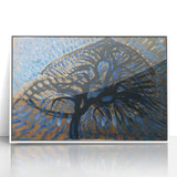 Modern Wall Art: Piet Mondrian's Apple Tree Pointillist Version