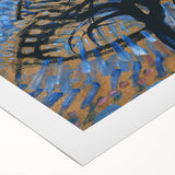 Modern Wall Art: Piet Mondrian's Apple Tree Pointillist Version