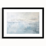 Abstract wall art featuring dynamic black strokes on a white background, framed with a sleek black frame and mat, perfect for modern home decor.