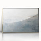 Abstract wall art featuring silver acrylic strokes in a modern framed design, perfect for contemporary home decor. Ideal for enhancing living spaces with elegance.