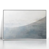 Framed abstract strokes wall art featuring a modern design with muted colors, perfect for adding a contemporary touch to any living space or office decor.