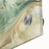 Abstract strokes wall art design on acrylic glass, showcasing vibrant colors and fluid patterns, perfect for modern home decor and artistic expression.