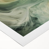 Abstract strokes wall art on rolled canvas featuring vibrant colors of blue, orange, and gold, ideal for modern home decor, beautifully packaged for delivery.