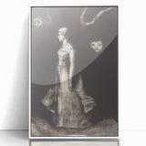 Modern Wall Art: Obsession - Dark and Surreal Monochrome Artwork