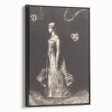 Modern Wall Art: Obsession - Dark and Surreal Monochrome Artwork