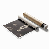 Modern Wall Art: Obsession - Dark and Surreal Monochrome Artwork