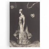 Modern Wall Art: Obsession - Dark and Surreal Monochrome Artwork