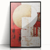 Framed abstract wall art featuring dynamic black strokes on a white background, showcasing modern design. Ideal for contemporary home decor or office settings.