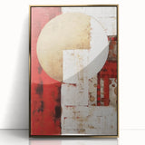 Framed abstract wall art featuring dynamic gold strokes on a white background, ideal for modern home decor, enhancing living spaces with elegance.