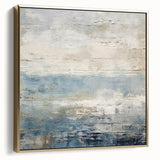 Framed abstract wall art featuring dynamic silver and gold strokes on a textured canvas, ideal for modern home decor and artistic interiors.