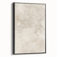 Framed abstract strokes wall art in black, showcasing dynamic fluid shapes and textures, perfect for modern decor. Side view emphasizes depth and craftsmanship.