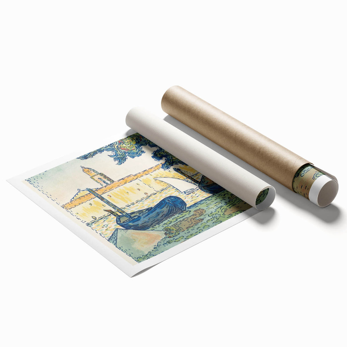 Modern Wall Art: Paul Signac's Port of Saint-Tropez (1894)