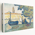 Modern Wall Art: Paul Signac's Port of Saint-Tropez (1894)