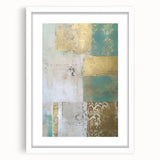 Abstract wall art featuring dynamic strokes in muted colors, framed with a white mat, perfect for modern home decor. Ideal for enhancing living spaces with a contemporary touch.
