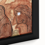 Modern Wall Art: Leo Gestel's Caricature of Himself and Wife