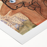 Modern Wall Art: Leo Gestel's Caricature of Himself and Wife