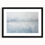 Abstract strokes wall art in a black frame with matting, showcasing bold colors and dynamic patterns, perfect for modern home decor. Ideal for art enthusiasts.