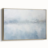 Framed canvas wall art featuring abstract strokes in gold, showcasing a modern design with elegant textures, ideal for contemporary home decor.