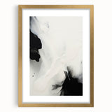 Acrylic Glass Art for Dining Room Walls - Black & White Abstract
