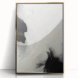 Acrylic Glass Art for Dining Room Walls - Black & White Abstract