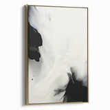 Acrylic Glass Art for Dining Room Walls - Black & White Abstract