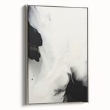 Acrylic Glass Art for Dining Room Walls - Black & White Abstract